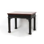 Property of a deceased estate - a Chippendale style mahogany occasional table, 26.75ins. (68cms.)