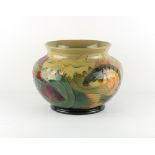 Property of a lady - a Moorcroft Carp pattern jardiniere or planter, 11ins. (28cms.) diameter, in