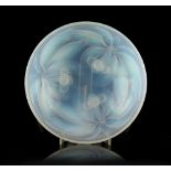 Property of a lady - an Art Deco G. Vallon opalescent glass bowl, with moulded cherries