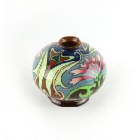 Property of a lady - a Shelley Late Foley Intarsio vase, 3.75ins. (9.5cms.) diameter.