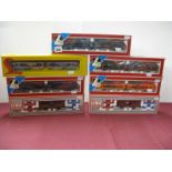 Seven Lima "HO" Gauge Car Transporter Rolling Stock Items, all Continental derivatives, boxed.