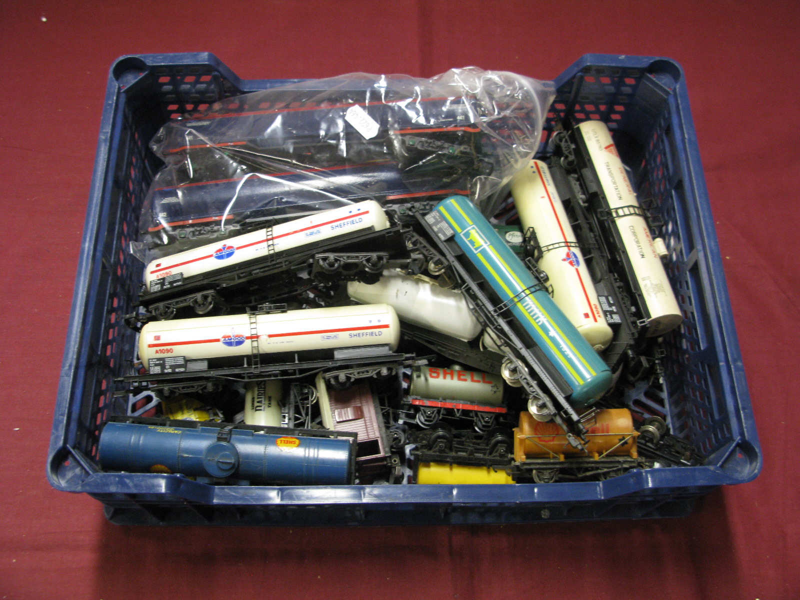 A Quantity of "OO" Gauge Rolling Stock Items, by Lima, Wrenn, Tri-ang and other, playworn