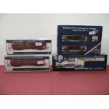 Four Boxed "N" Gauge Rolling Stock Items, by Tomix including #2771 J.N.R. Crane Car 50-80, #2530 J.