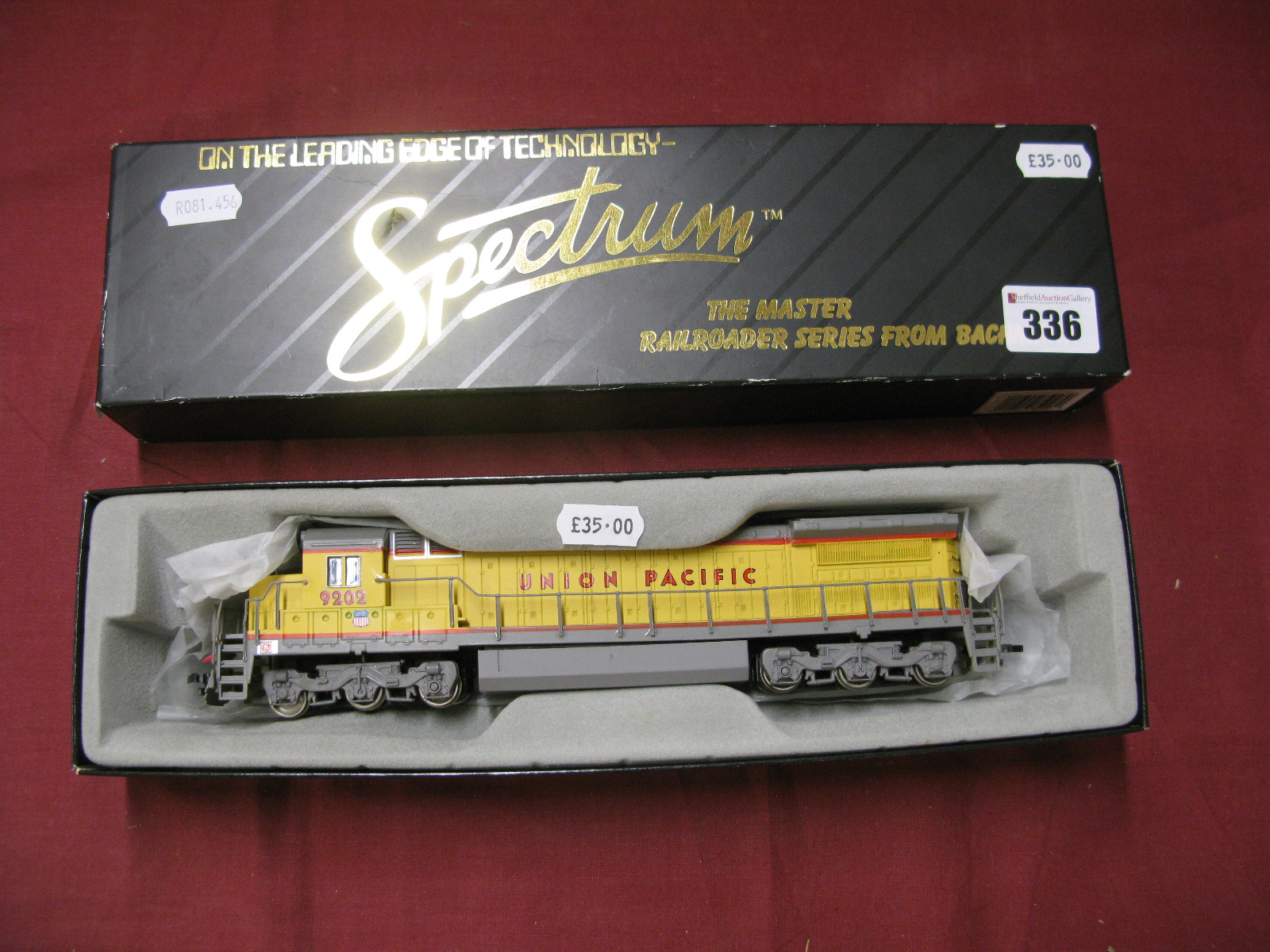 A "HO" Gauge Outline American Locomotive, by Spectrum (Bachmann) #85003 DASH8 40C Locomotive,