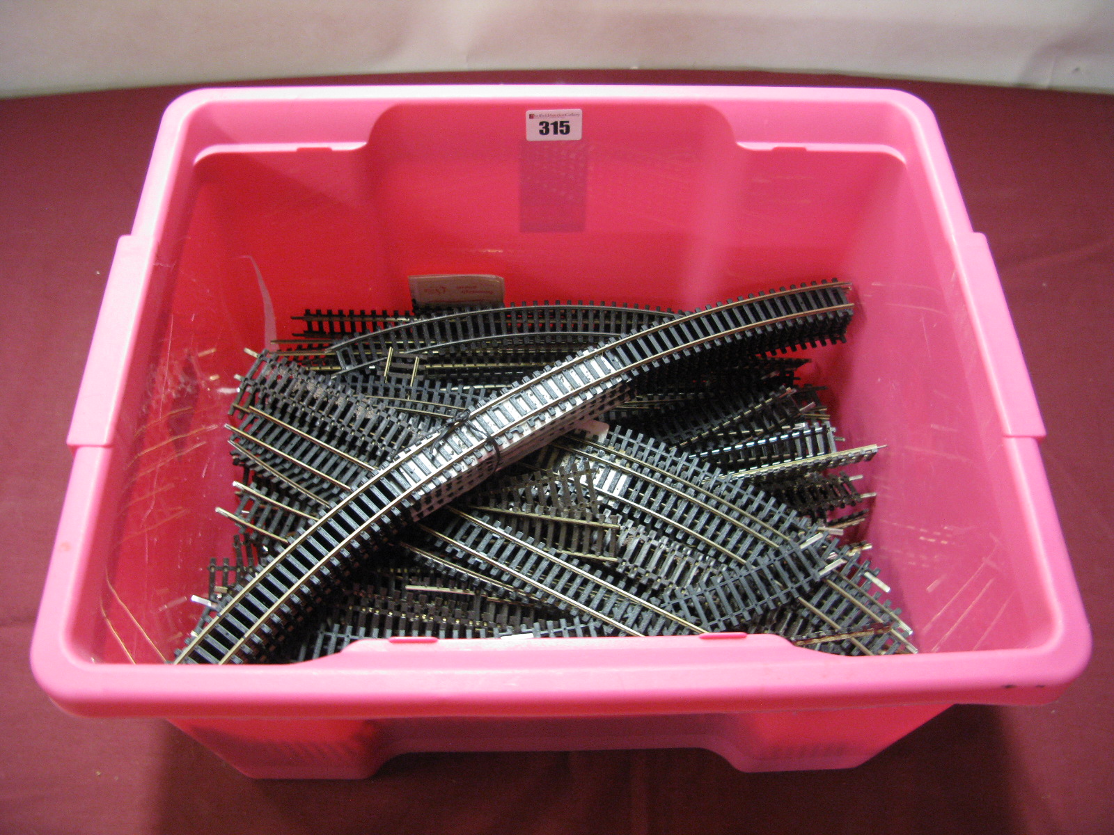 A Quantity of "OO" Gauge Track, mainly by Hornby, including curves, straights.