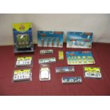 A Quantity of "HO" Scale Plastic Lineside Model Figures, Animals, Accessories, by Athearn, Scenic