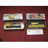 Two "HO" Scale Outline American Locomotives, by Athearn, including Union Pacific, R/No. 4555,