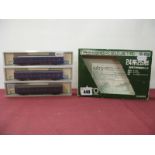 A Kato "N" Gauge #10-068 Type 25-24 Series P.C (Gold Line Type) Three Car Set, boxed.