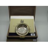 A Hallmarked Silver Commemorative Dish, TM, London 1978, "The Tower of London 1078 1978",
