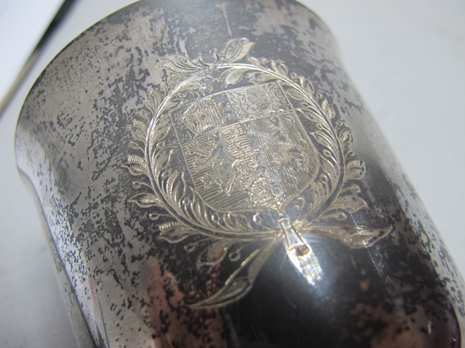 Pembroke College Oxford; A Large Hallmarked Silver Goblet, Payne & Son, London 1973, bearing feature - Image 3 of 5