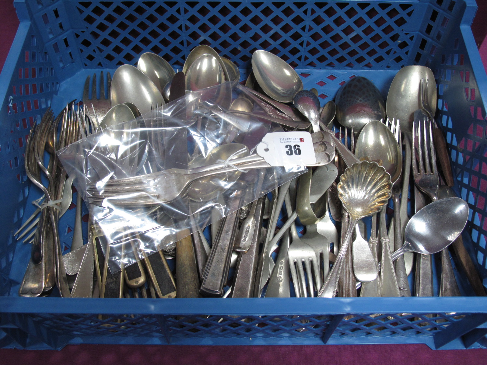 A Set of Three Hallmarked Silver Old English Pattern Table Forks, Sheffield 1893, 20cm long (total