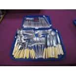 A Collection of Assorted "Sheffield Club" Plated Cutlery, including matched set of fish knives and