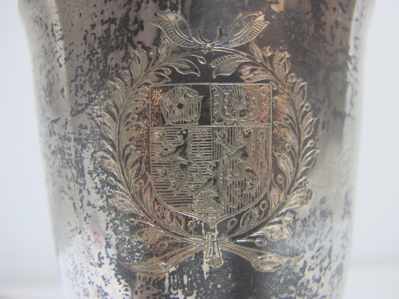 Pembroke College Oxford; A Large Hallmarked Silver Goblet, Payne & Son, London 1973, bearing feature - Image 4 of 5