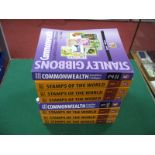 Stanly Gibbons Commonwealth Simplified Fifth Edition Volumes 1 and 2, plus Stanley Gibbons Stamps of