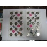 The Royal Mint Official London 2012 Fifty Pence Sports Collection Album, complete set of twenty nine