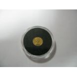 A Gibraltar 1993 .999 One Gram Gold Coin, commemorating The 40th Anniversary of The Coronation,