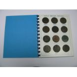 A Sandhill Great Britain Pennies Coin Folder, all Queen Victoria examples 1860 and 1861 pennies