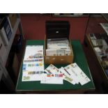 Three Royal Mail Presentation/FDC Folders, with empty leaves and over two hundred GB FDC's from