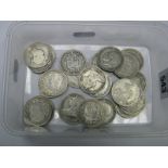 In Excess of Three Pounds (Total Face Value) of Pre-1947 Silver Halfcrowns, pre 1920 dates noted