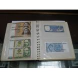 In Excess of Ninety Banknotes, presented within one album, Countries represented include