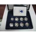 A Westminster Issue 'The Victorian Age Silver Coin Collection', comprising of eight silver coins,