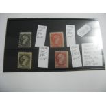 Canada, A Selection of Queen Victoria Stamps, SG54, 82, 106 and 109, all mint, cat £600