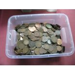 A Collection of G.B Pre-Decimal Base Metal Coins, mostly pennies and halfpennies, all from