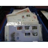 A Collection of Channel Islands and Isle of Man First Day Covers and Presentation Packs, mainly