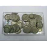 Approximately Three Pounds, (total face value) of GB pre-1947 silver florins, shillings,