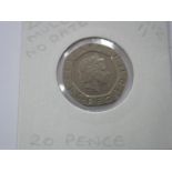 A United Kingdom Un-dated Twenty Pence Coin (2008).
