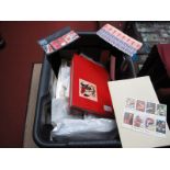 A Carton of USA Stamps and Postal History in Stockbooks, on stock cards and in packets from 1900's