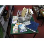 A Large Container of Stamps in Packets, on Stock Cards and Album Pages, mainly used from