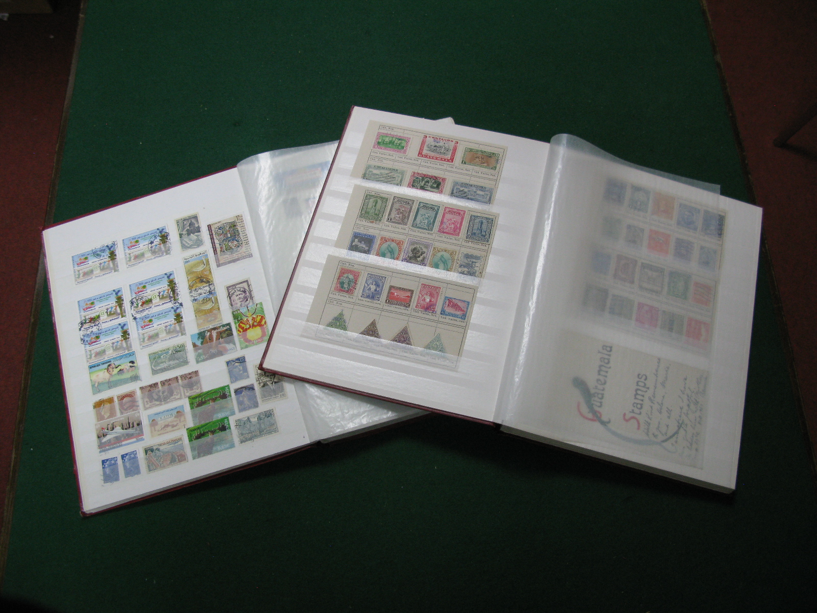 Two Stockbooks Containing a Mainly Used Collection of French and Colonies Stamps and Post Cards,