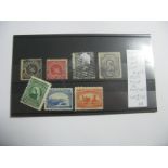 Newfoundland 1887 - 1897 Stamps, Mint and Used SG 59, 62, (perf 12),55, 56, 66, 68 and 72 mixed mint