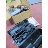 Sony HVC-4000P Colour Video Camera, enlarger, Boots pottery tray, Kershaw, Regent Binoculars etc.