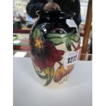 A Moorcroft Pottery Vase, painted in the 'Anna Lily' design by Nicola Slaney, shape 393/5, impressed