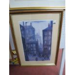 L.S Lowry 'The :Lodging House 1921' Limited Colour Print of 500, 53 x 33.5cm.