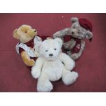 Teddy Bears - Hermann, Growling, Harrods 2006 and 1999. (3)