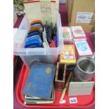 Top Trumps, tins, tankard, cigarette cards, etc:- One Tray
