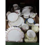 Hammersley , Royal Albert 'Val d'Or', Worcester, Wedgwood, other ceramics:- One Box