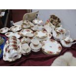 Royal Albert 'Old Country Roses' First Quality Table Ware, of approximately forty two pieces,