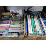 Train and Railway Related DVD's, including boxed sets; plus railway related books:- Two Boxes
