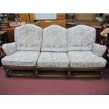 Ercol 'Old Colonial' Three Seater Settee.