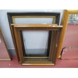 A Pair of Oak Picture Frames, with acorn moulding (some damage) 55.5 x 68.5cm, two others. (4)