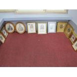 Oro Foglia and other 23KT prints 3.5 x 3cm prints after Romney, Rubens and others.(11)