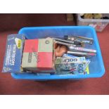 Boxed Toy Microscope, dolls, dvd's, farm toys, among other items.