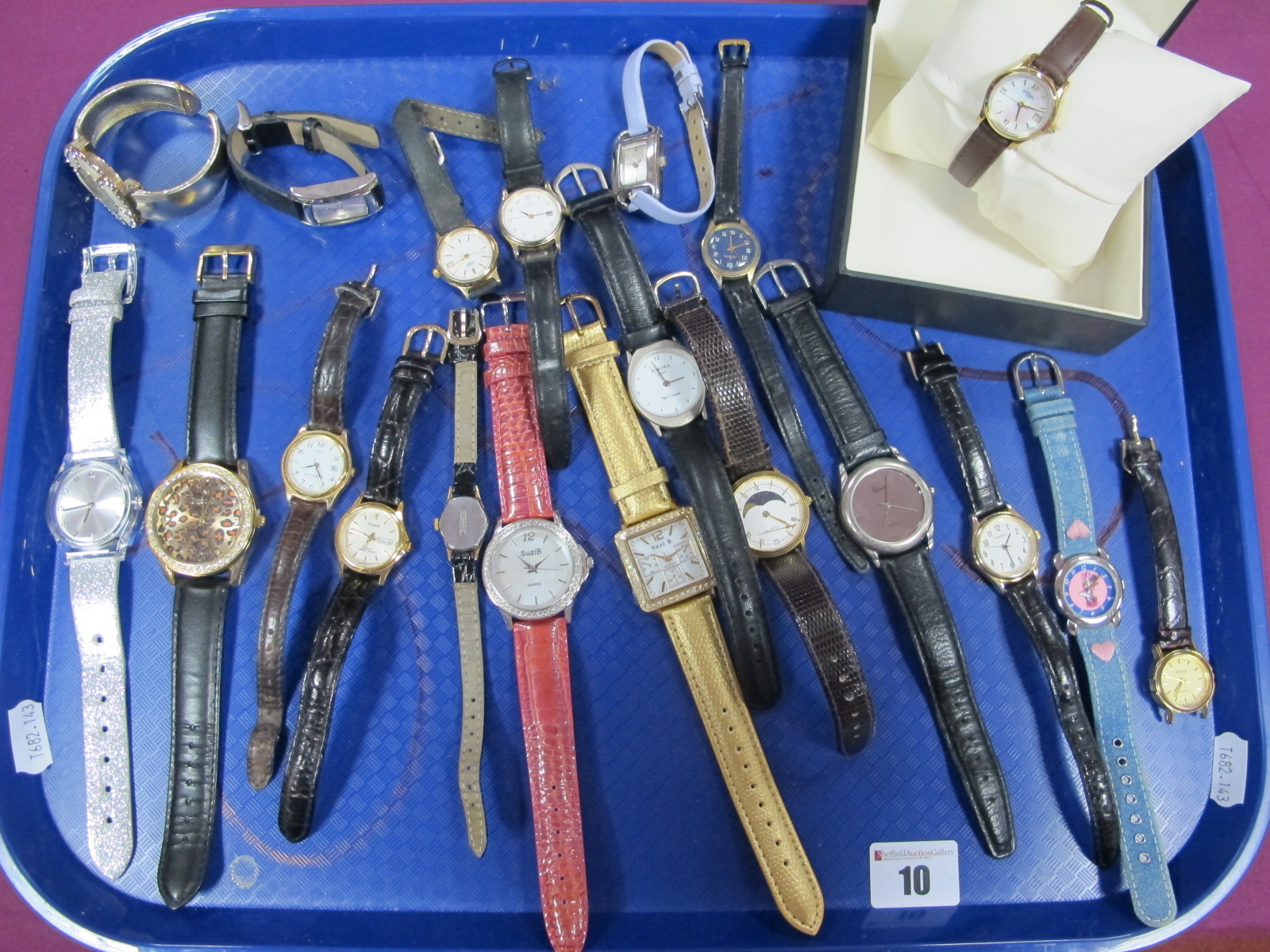 Assorted Ladies Wristwatches, including Suzi B, Rotary, Citizen, Oris etc :- One Tray