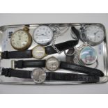 Avia; A Vintage Gent's Wristwatch, together with Ingersoll and another gent's watches, Eddie Stobart