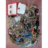 Assorted Costume Jewellery :- One Box