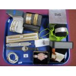 D&G Time and Other Ladies Wristwatches :- One Tray